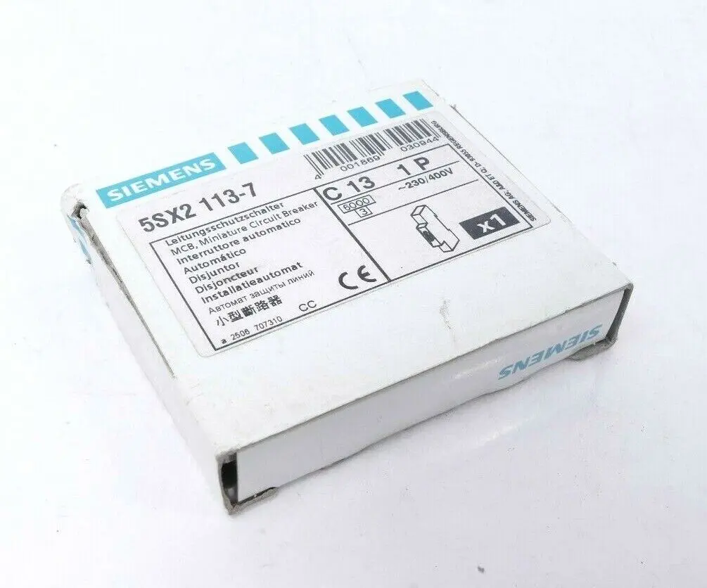 Produktfoto 1 von Siemens MCB Leitungsschutzschalter 5SX2 113-7 | C13 | 5SX2113-7