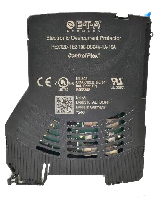 Produktfoto 1 von E-T-A REX12D-TE2-100 Sicherungsautomat REX12D-TE2-100-DC24V-1A-10A | E492388