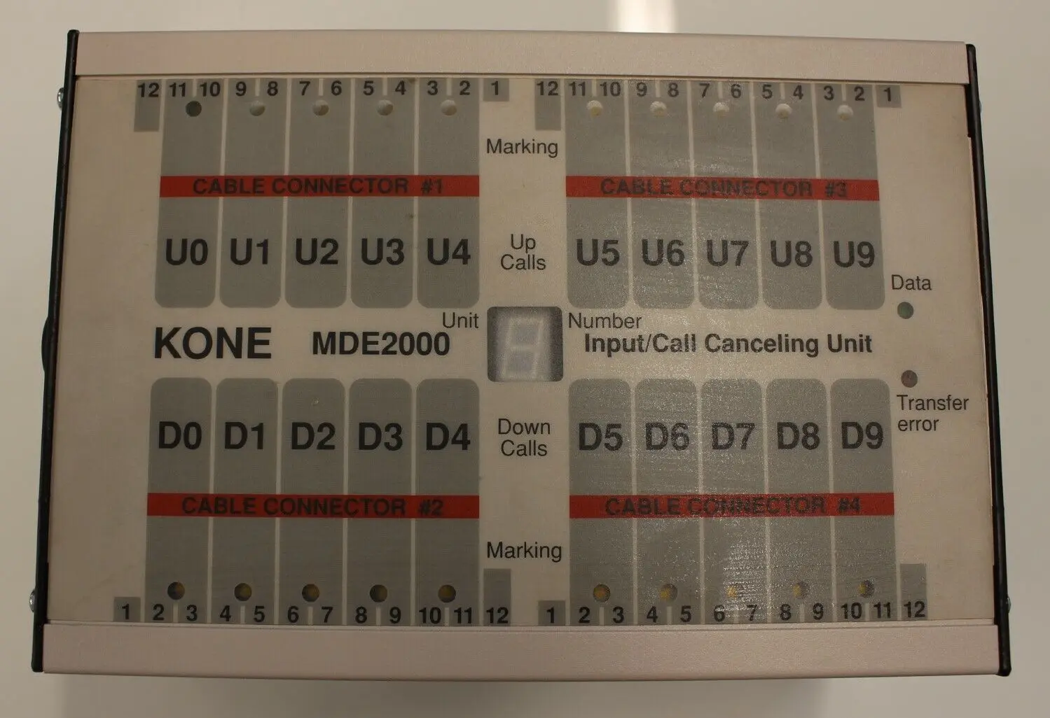 Kone MDE2000 Input/Call Canceling Unit 509206G02 | Rev. 0.5