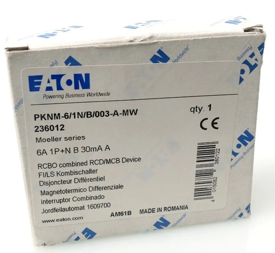 Produktfoto 1 von Eaton Moeller FI/LS-Kombischalter PKNM-6/1N/B/003-A-MW | 236012