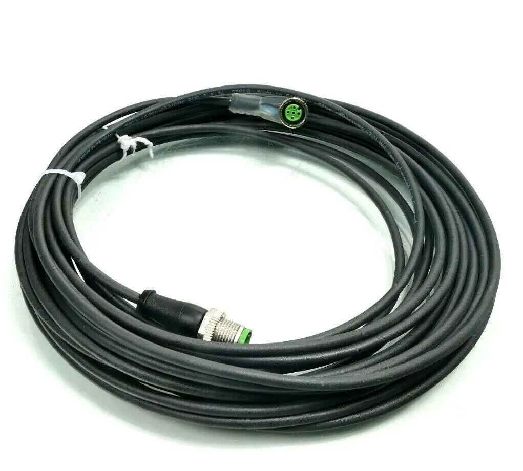 Produktfoto 1 von Murr Elektronik M12 St. 0° / M12 Bu. 90° A-kod. Kabel 10m | 7000-40321-6331000