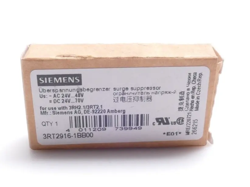 Produktfoto 1 von 2x Siemens Überspannungsbegrenzer 3RT2 916-1BB00 | E:01 | 3RT2916-1BB00