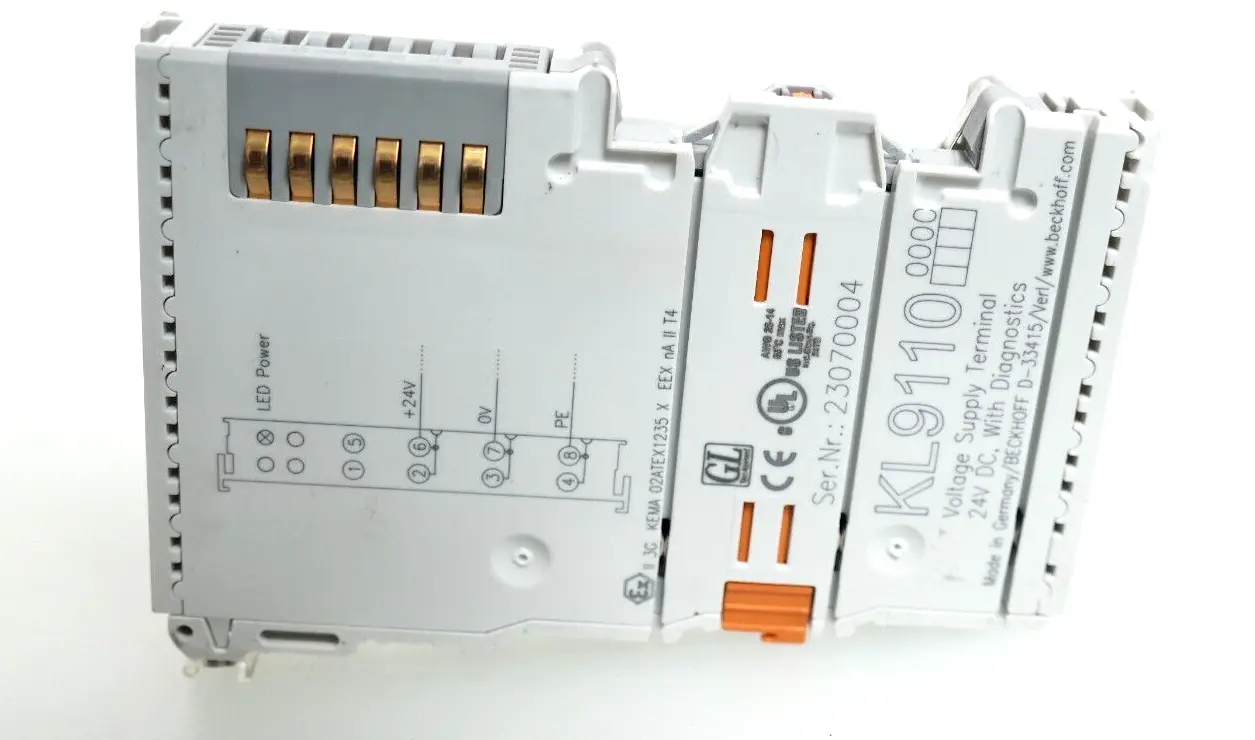 Produktfoto 1 von Beckhoff Potenzialeinspeiseklemme 24V DC | KL9110