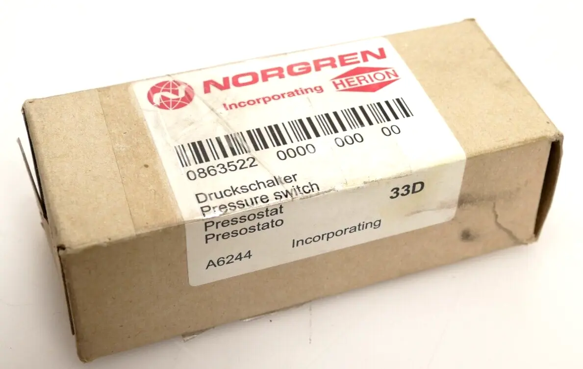 Produktfoto 1 von Norgren 33D Druckschalter 0863522
