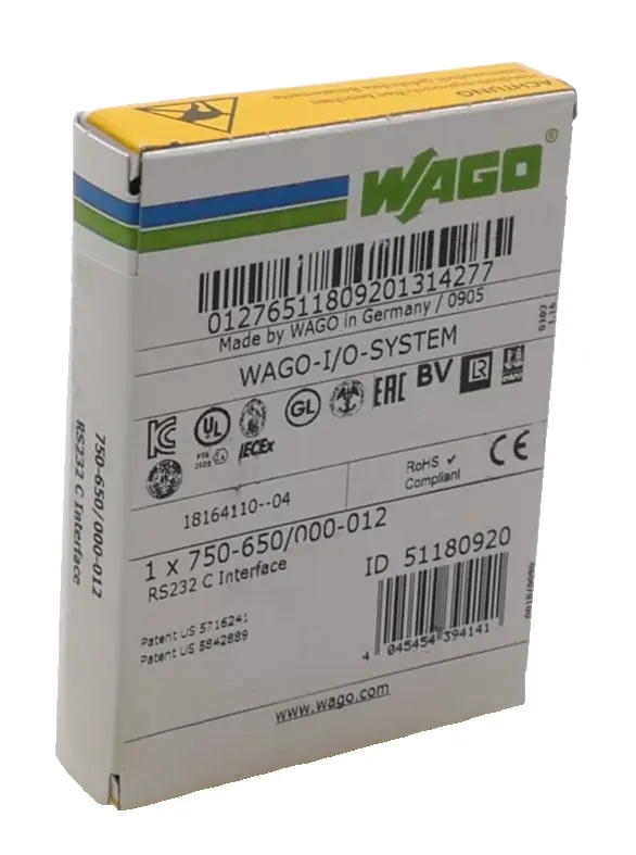 Wago Serielle Schnittstelle RS-232 C | 750-650/000-012