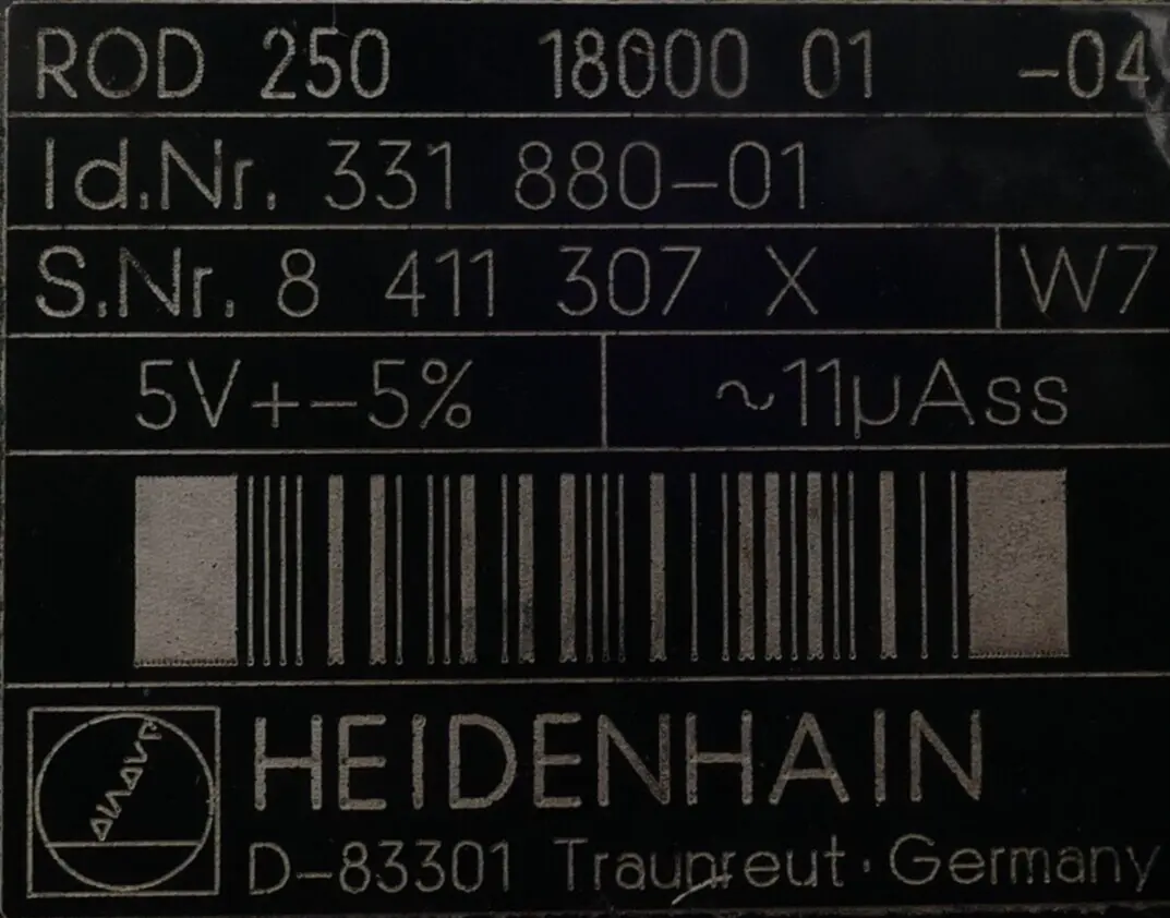 Heidenhain Drehgeber 331 880-01 | ROD 250 18000 01-04 | 331880-01