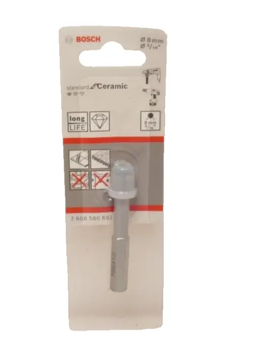 Produktfoto 1 von Bosch 2 608 580 892 Diamant-Trockenbohrer Standard for Ceramic Ø8mm | 2608580892