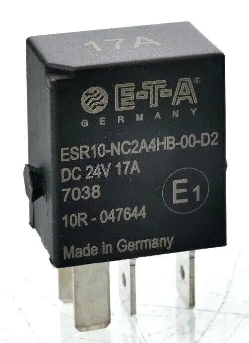 Produktfoto 1 von E-T-A Elektronisches Standard-Relais ESR10-NC2A4HB-00-D2 | DC 24V 17A