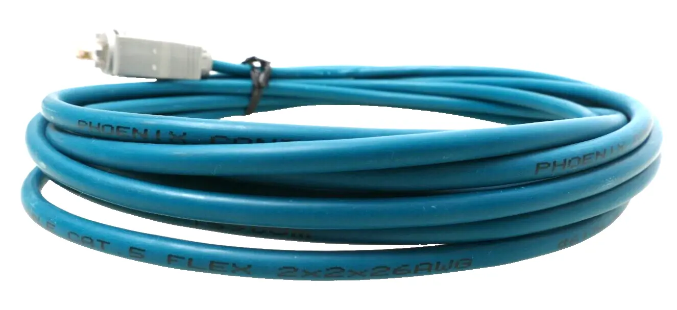Produktfoto 1 von Phoenix Contact FL Cable Cat.5 Flex 2x2x26AWG | VS-RJ45/IP67 auf RJ45