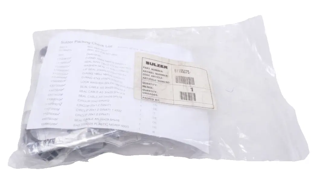 Sulzer 61195075 Seal Kit PIR.S21-26/2