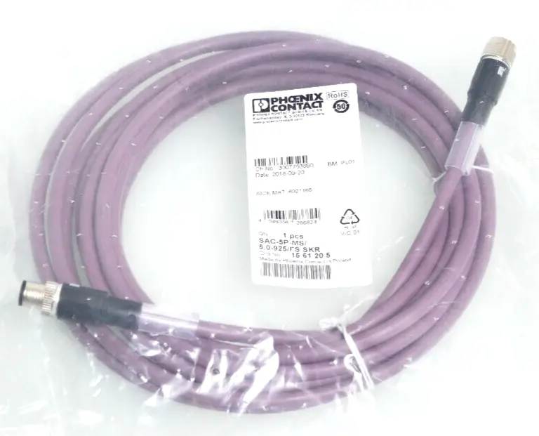 Produktfoto 1 von Phoenix Contact 1561205 Bus System Cable SAC-5P-MS/ 5,0-925/FS SKR