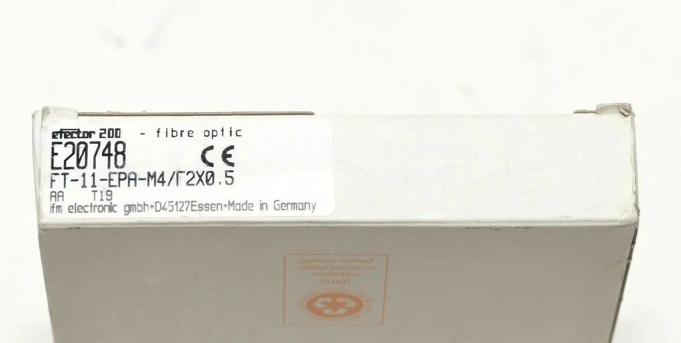 Produktfoto 1 von Ifm Lichtwellenleiter Reflexlichttaster FT-11-EPA-M4/F2X0,5/FH/2M | E20748