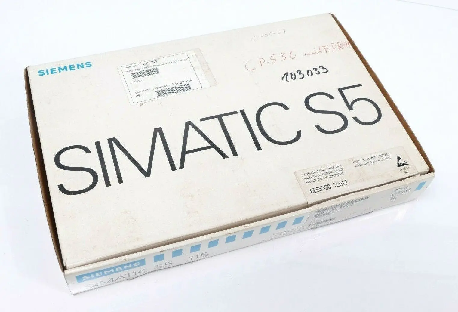Produktfoto 1 von Siemens SIMATIC S5 Kommunikationsprozessor 6ES5 530-7LA12 | E:06 | 6ES5530-7LA12