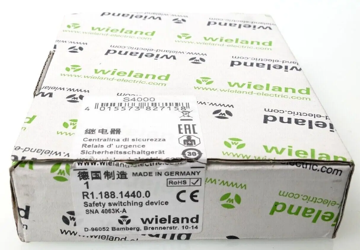 Produktfoto 1 von Wieland Sicherheitsrelais SNA 4063K-A | R1.188.1440.0