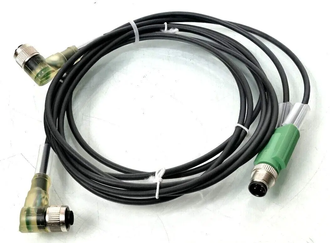 Produktfoto 1 von Phoenix Contact Sensor-/Aktor-Kabel SAC-3P-M12Y/2X1,5-PUR/M12FR2LB | 1669055
