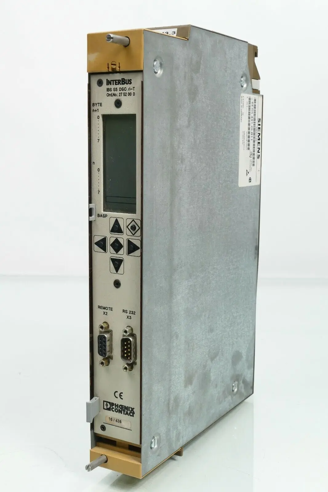 Produktfoto 1 von Phoenix Contact Interbus 2752000 | IBS S5 DSC /I-T + Siemens 6ES5491-0LB11