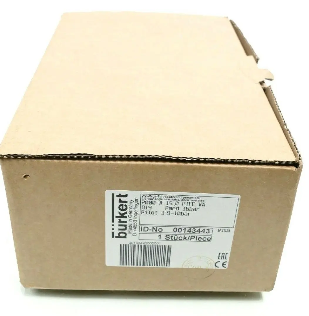 Produktfoto 1 von Bürkert Typ 2000 Antrieb 2/2-Wege-Schrägsitzventil pneumatisch 00143443