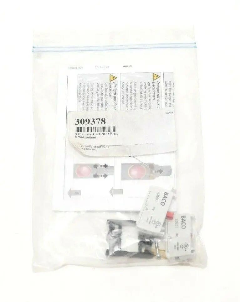 Produktfoto 1 von BACO 309378 Schaltblock HT-NH 1Ö 1S Ersatzteilset | 33E01