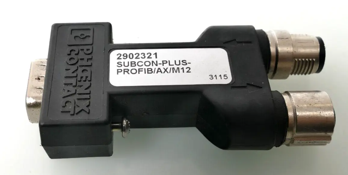 Produktfoto 1 von Phoenix Contact D-SUB-Stecker 29 02 32 1 | SUBCON-PLUS-PROFIB/AX/M12 | 2902321
