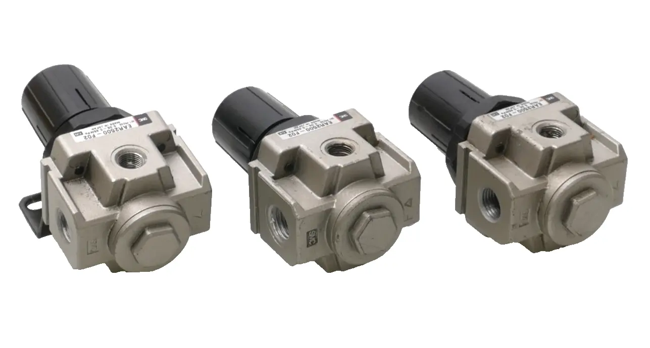 Produktfoto 1 von 3x SMC Druckluftregler | EAR2500-F02