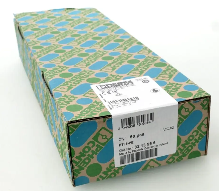 Produktfoto 1 von 50x Phoenix Contact Installationsschutzleiterklemme PTI 6-PE | 3213966