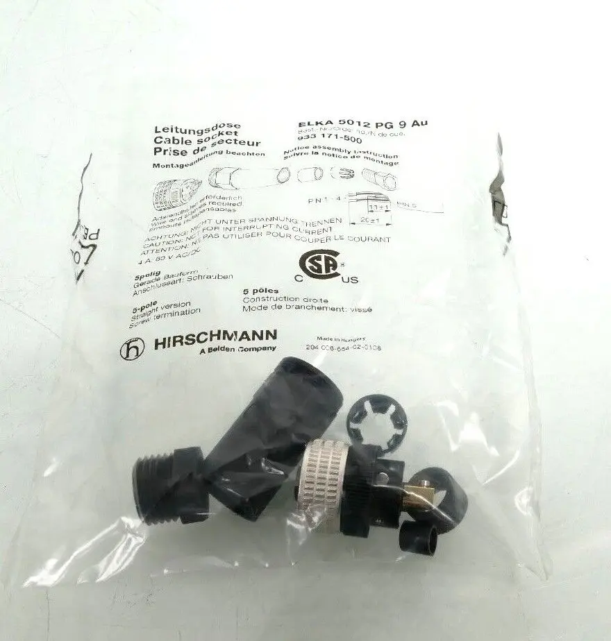 Produktfoto 1 von Hirschmann Leitungsdose ELKA 5012 PG 9 Au | 933 171-500