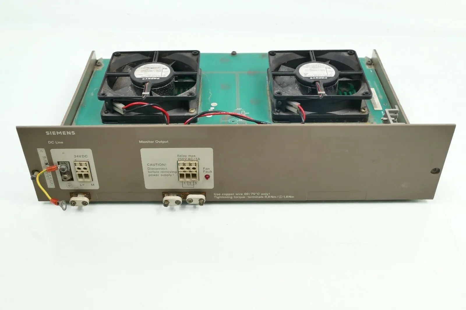 Produktfoto 1 von Siemens Einbau-Lüftereinschub 6ES5 988-3NA11 | E:08 | 6ES5988-3NA11