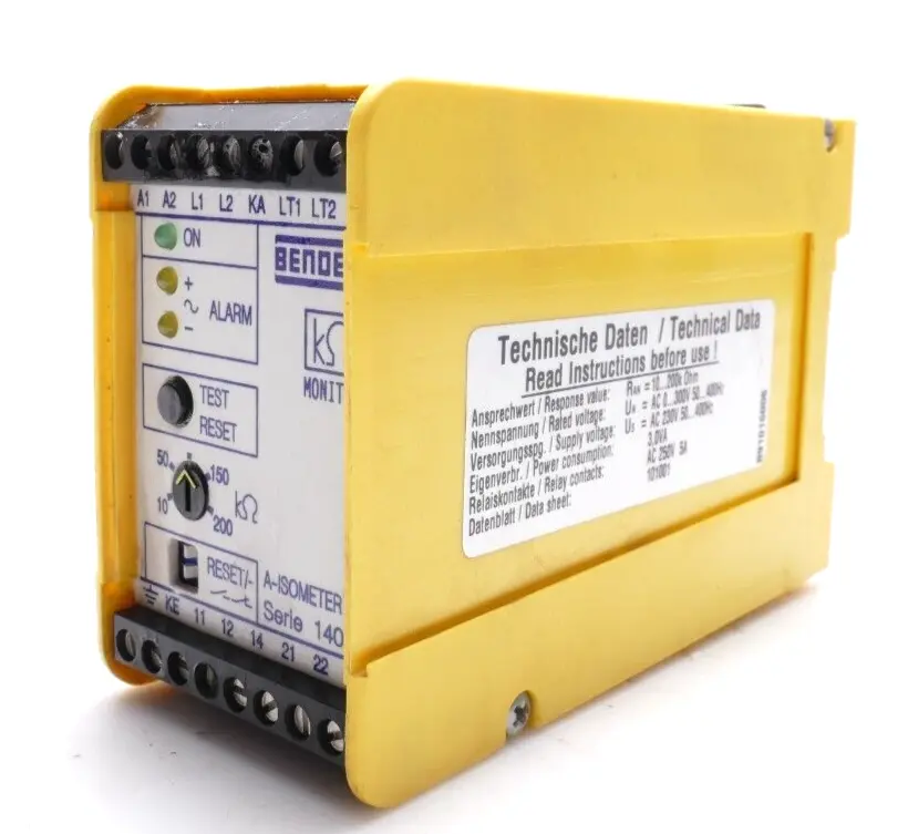 Produktfoto 1 von Bender Isolationsüberwachung IR140Y-40 | SW: D11 V1.4 | B91016006