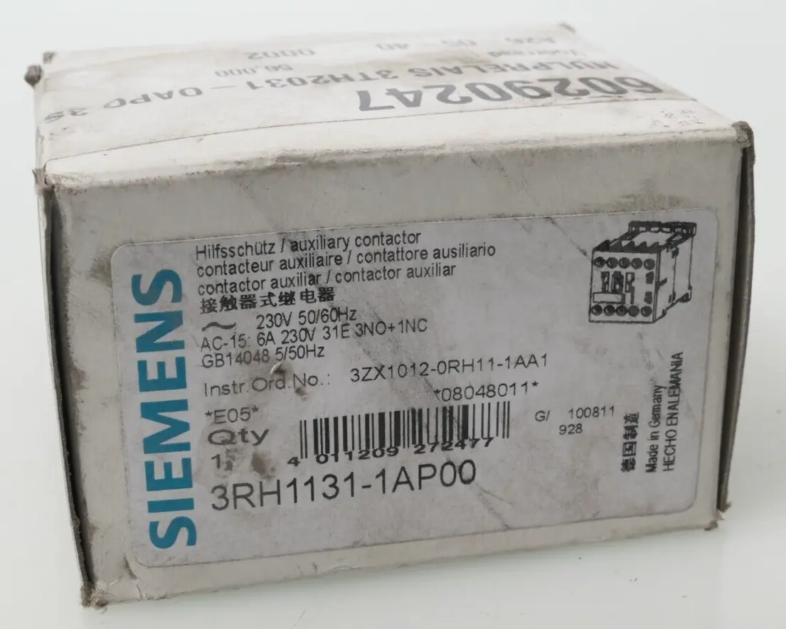 Produktfoto 1 von Siemens SIRIUS Hilfsschütz 3RH1 131-1AP00 | E:05 | 3RH1131-1AP00