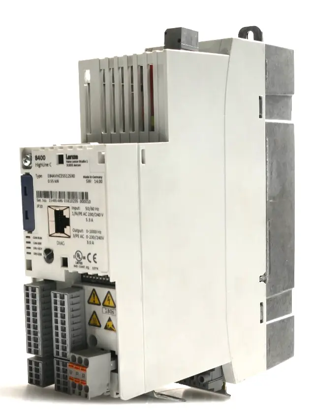 Produktfoto 1 von Lenze 8400 HighLine C Umrichter E84AVHCE5512SX0 | SW:14.00 | 15485486