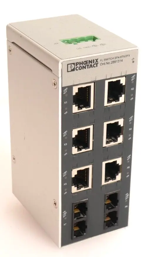 Produktfoto 1 von Phoenix Contact 28 91 31 4 | FL SWITCH SFN 6TX/2FX | 2891314