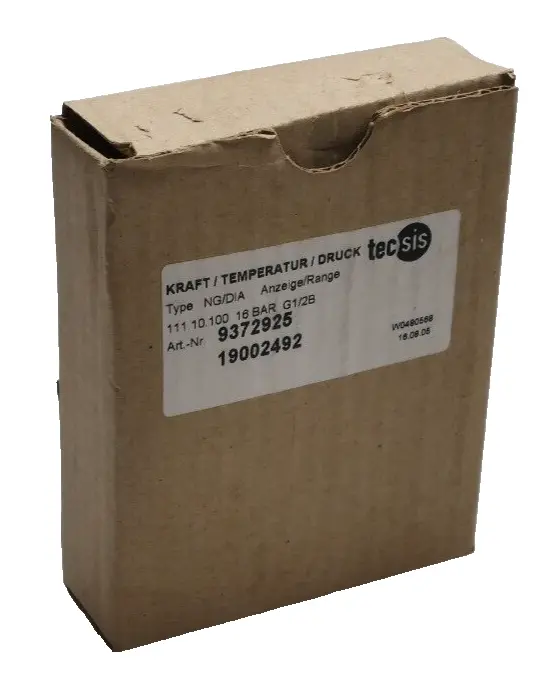 Produktfoto 1 von Tecsis Manometer NG/DIA 16bar | 9372925