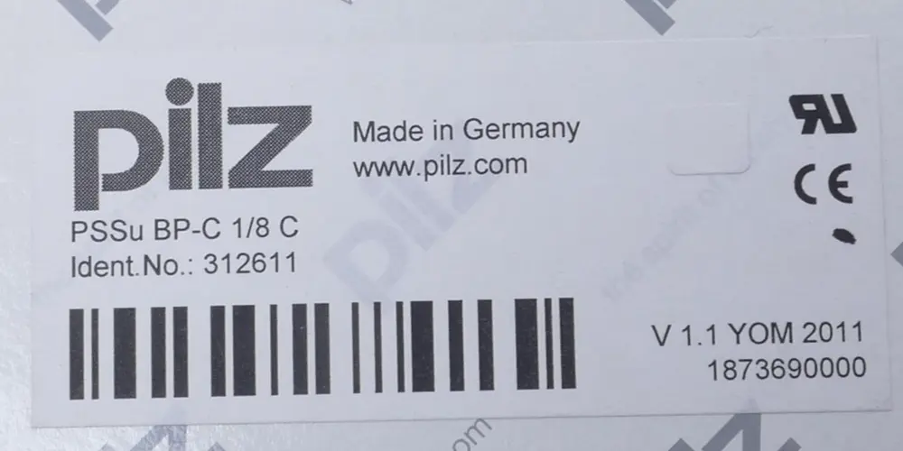Produktfoto 1 von Pilz Basismodul PSSu BP-C 1/8 C | 312611