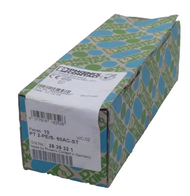 Produktfoto 1 von 10x Phoenix Contact Überspannungsschutzstecker PT 2-PE/S-60AC-ST | 2839321