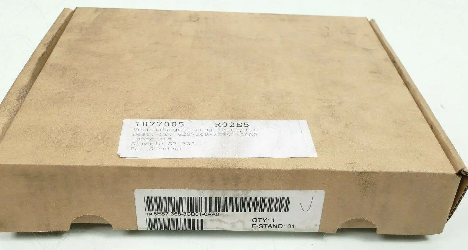 Produktfoto 1 von Siemens SIMATIC Verbindungskabel 6ES7 368-3CB01-0AA0 | E:01 | 6ES7368-3CB01-0AA0