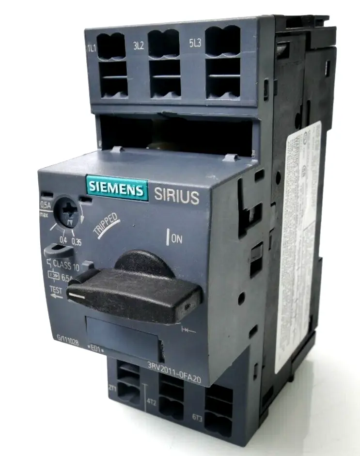 Produktfoto 1 von Siemens SIRIUS Leistungsschalter 3RV2 011-0FA20 | E:01 | 3RV2011-0FA20