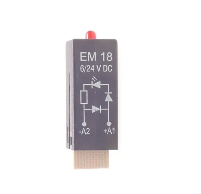 Produktfoto 1 von Schrack EM18 PT-LED-Steckmodul, rot, 6/24VDC