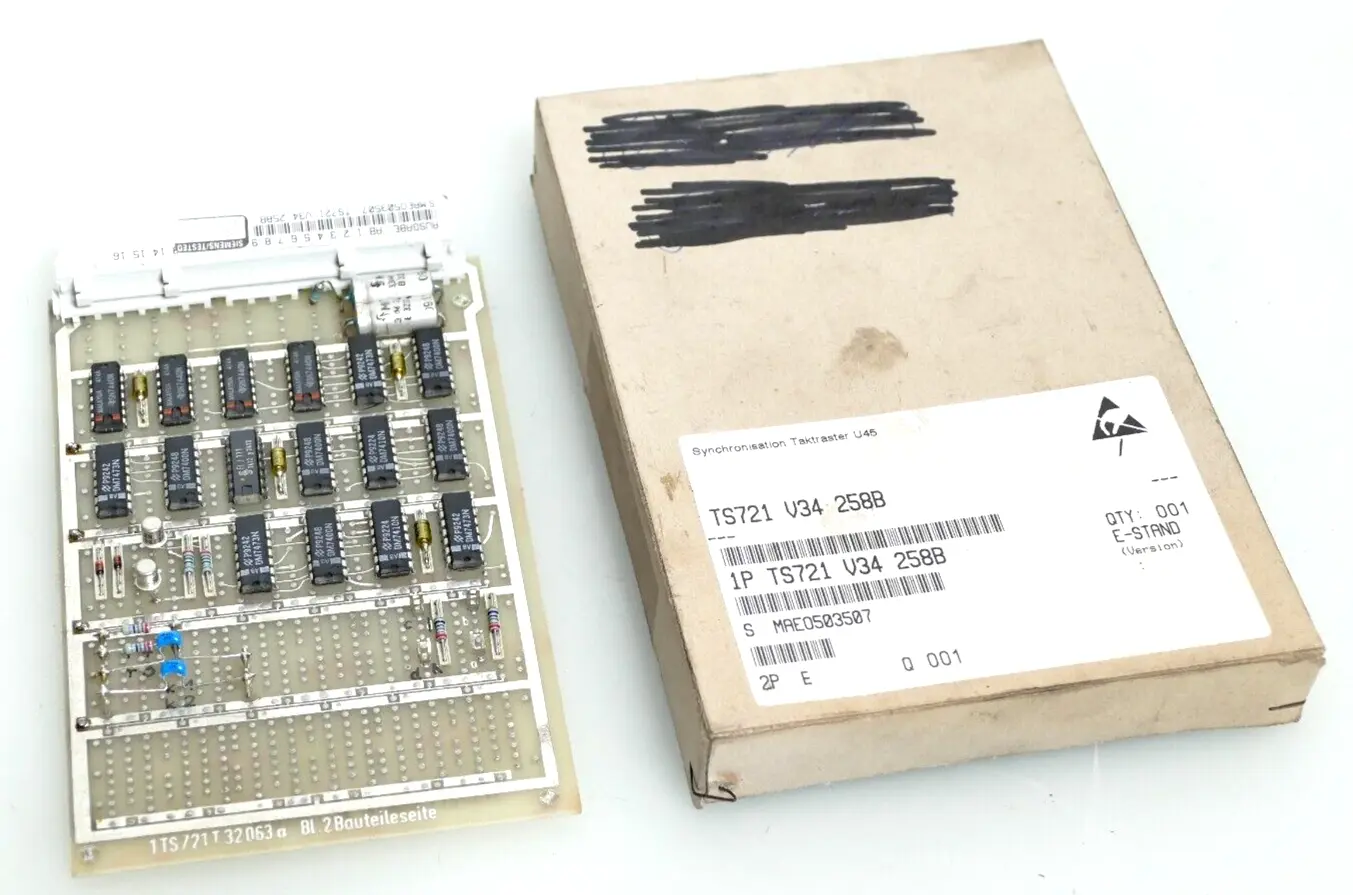 Produktfoto 1 von Siemens TS721 V34 258B Synchronisation Taktraster U45 TS721V34258B