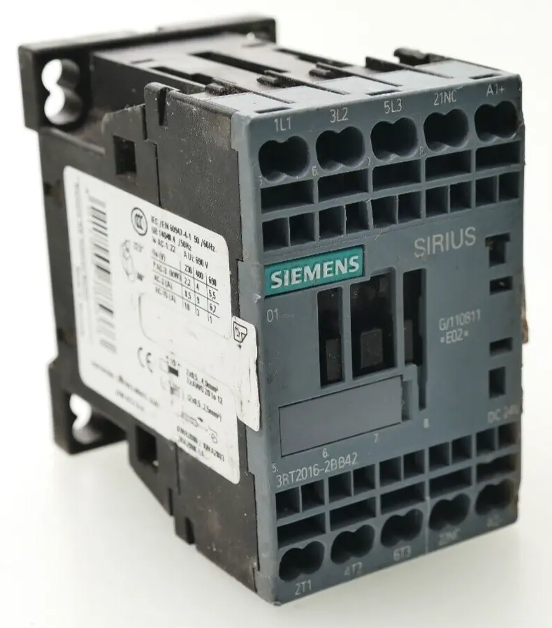 Produktfoto 1 von 7x Siemens Leistungsschütz 3RT2 016-2BB42 | 3RT2016-2BB42