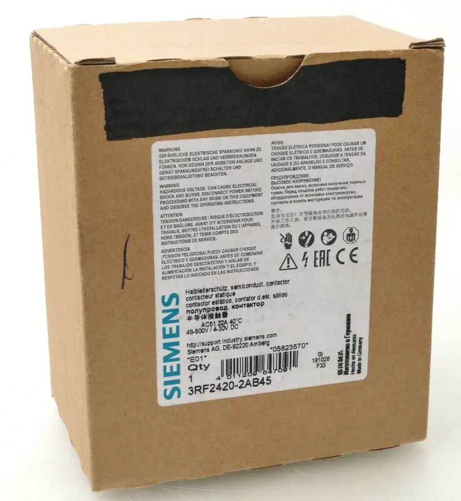 Produktfoto 1 von Siemens Halbleiterschütz 3RF2420-2AB45 | 3RF2420-2AB45 | E:01
