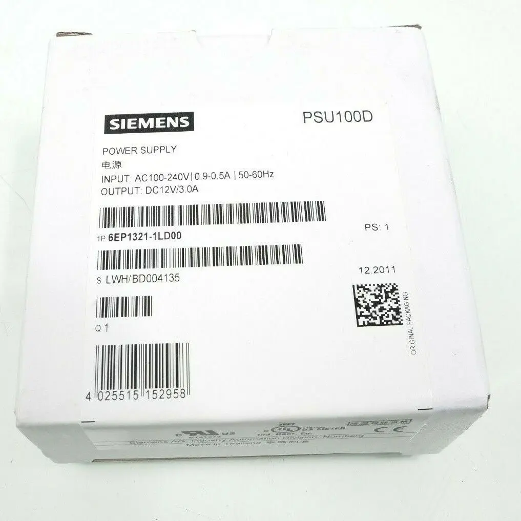 Produktfoto 1 von Siemens Stromversorgung PSU100D |  6EP1 321-1LD00 | PS:1 | 6EP1321-1LD00