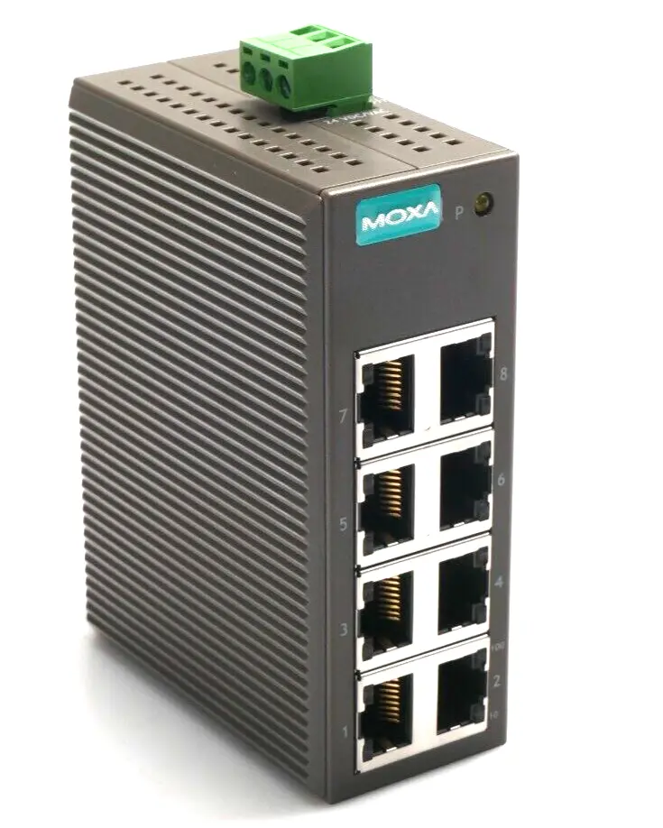Produktfoto 1 von Moxa 8-port entry-level unmanaged Ethernet Switch | Rev. 1.2.1 | EDS-208