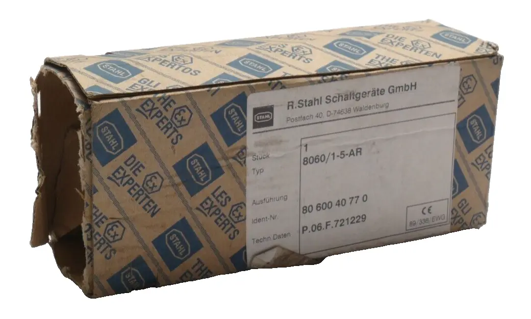 Produktfoto 1 von Stahl Positionsschalter 80 600 40 77 0 | 8060/1-5-AR | 8060040770