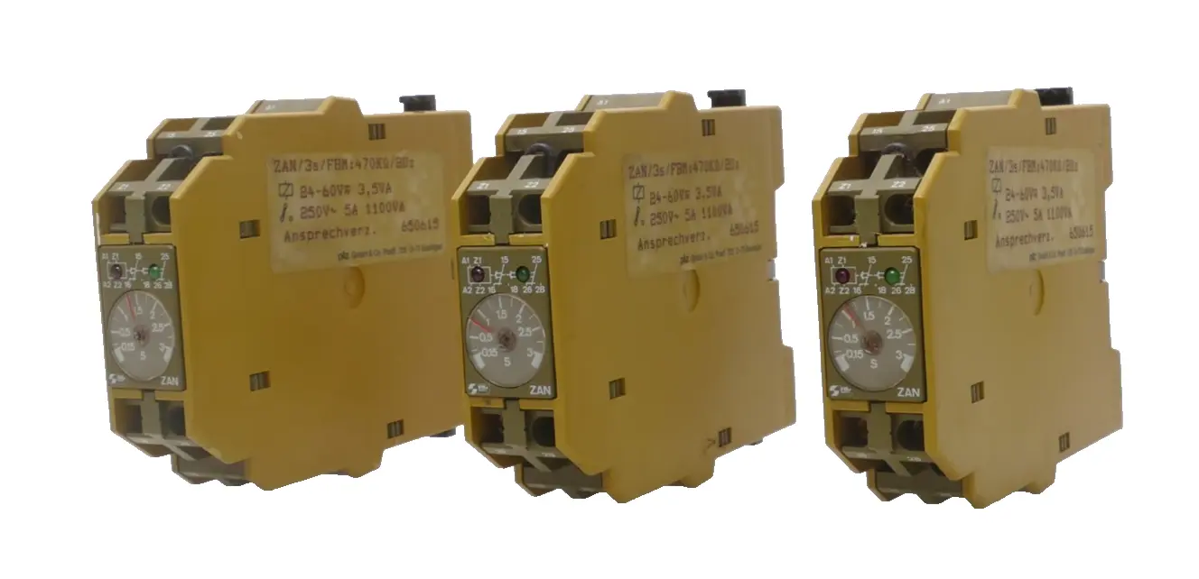Produktfoto 1 von 3x Pilz Sicherheitsrelais ZAN/3s/FBM:470KΩ/2Uz | 650615