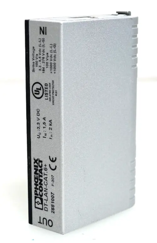 Produktfoto 1 von Phoenix Contact Überspannungsschutzgerät 28 81 00 7 | DT-LAN-CAT.6+ | 2881007