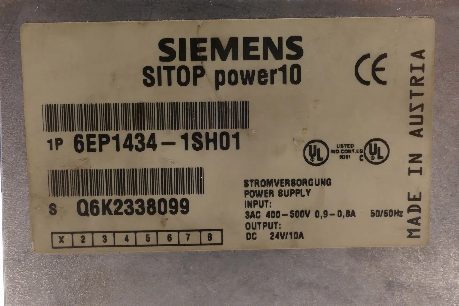 Produktfoto 1 von Siemens SITOP power10 Stromversorgung 6EP1 434-1SH01 | E:01 | 6EP1434-1SH01