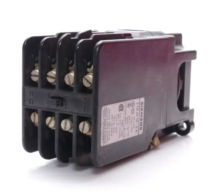 Produktfoto 1 von Siemens Contactor 4S/4Ö 3TA6 10-0A | 3TA6110-0A