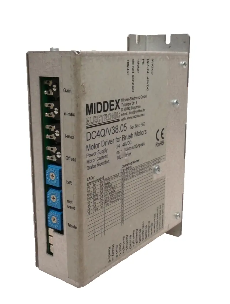 Middex Electronic Motortreiber für Bürstenmotoren | DC4Q/V38.05