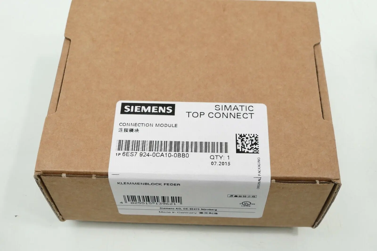 Produktfoto 1 von Siemens SIMATIC TOP Connect Modul 6ES7 924-0CA10-0BB0 | 6ES7924-0CA10-0BB0