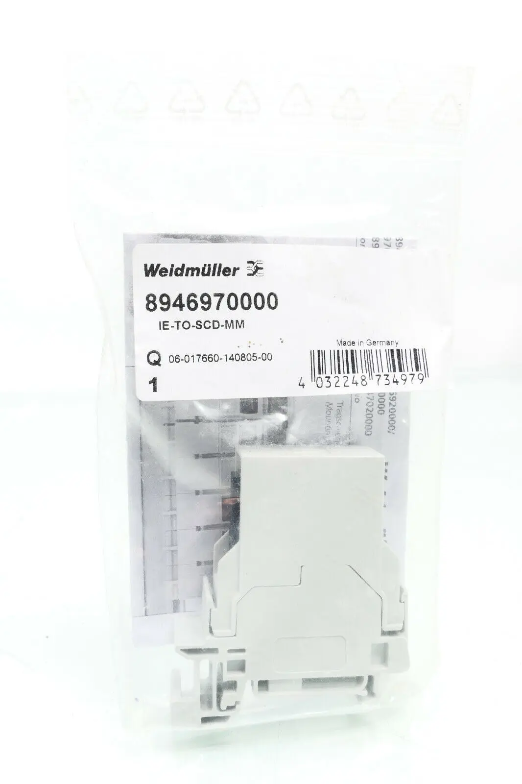 Produktfoto 1 von Weidmüller Tragschiene IE-TO-SCD-MM | 8946970000